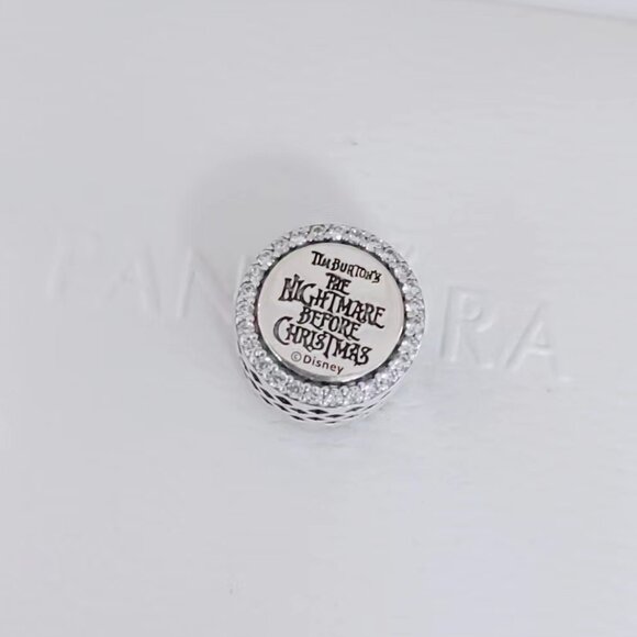 Pandora Nightmare Before Christmas Jack and Sally Exclusive Charm S925 Silver - Picture 9 of 9